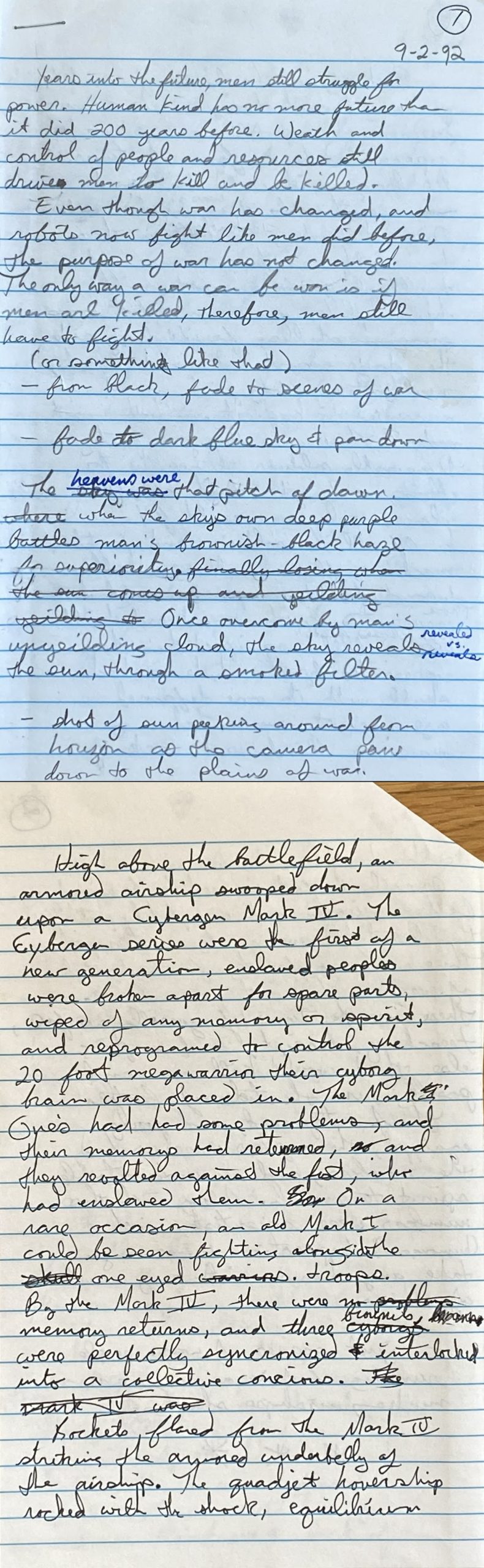 Ninteen-Year-Old Writings